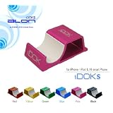 ALON iDokS Pink スマートアルミニウムスタンド for iPod / iPhone＆All Smart Phone