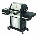 Broil King Model 945587 Crown 90 Natural Gas 44,000 BTU Gas Grill with Side Burner and Rear Rotisserie Burner