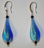 14x3MM Blown Glass Earrings