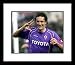Luca Toni Fiorentina Framed 8x10 Photograph Goal Celebration