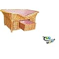 Tommi 01195 Sofa mit Schublade, Hundesofa