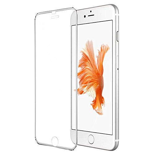 Collen Full Screen Tempered Glass Protector for Apple 6S / 6 plus - Silver Trimming