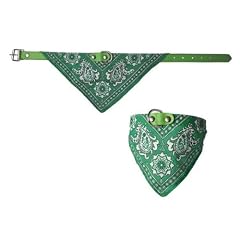2-TECH Hunde Katzen Halsband mit Tuch 27,5-33,5cm, Gr�n