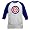 Chicago Cubs Adult 3/4 Sleeve T-Shirt by Majestic Athletic Select Size: Medium