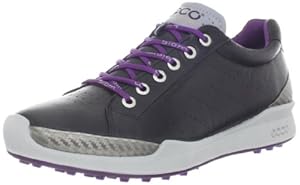 ECCO Men's Biom Hybrid Golf Shoe,Black/Imperial Purple,44 EU/10-10.5 M US
