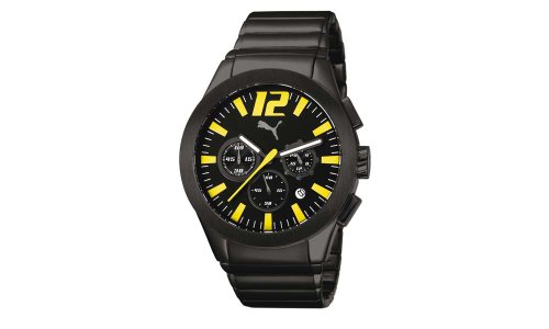 Puma Time Herrenuhr TIRE GENTS METAL BLACK A.PU101961005