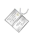 Dear Sister Letter Of Love Sterling Silver And Diamond Engraved Locket Necklace: Sister Gift by The Bradford Exchange