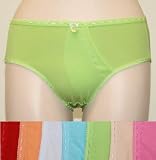 Women's Solid Color Brief Cotton Panties 12-Pack (Wholesale Pricing)