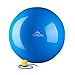 Black Mountain Products Static Strength Exercise Stability Ball with Pump, 2000 lb/55cm, Blue