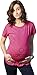 Baby Loading Maternity T Shirt Funny Geeky Computer Pregnancy Tee (Heather Pink) M