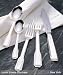 Art Deco 5-Piece Stainless Steel Place Setting
