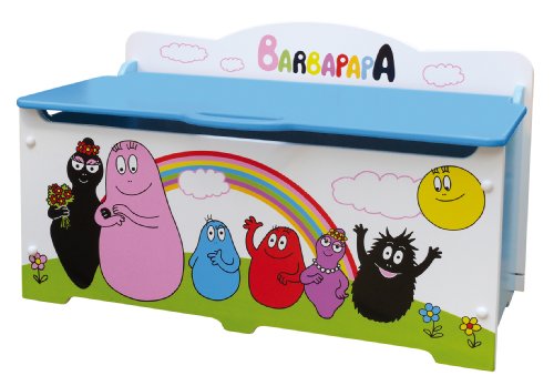Fun House - 711351 - Ameublement et Décoration - Coffret à Jouets Barbapapa - Grand Modèle avec Frein