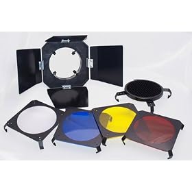 PRO 3 in 1 Barndoor Kit for SystemPro 300C Studio Flash