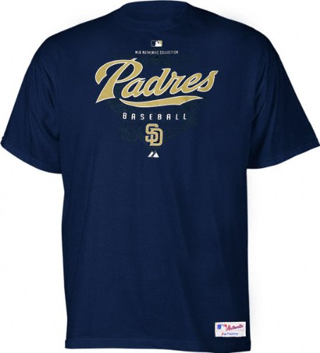 San Diego Padres -Navy- Authentic Momentum T-Shirt