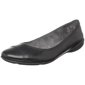 Rockport Womens Laura Cap-Toe Ballet Flat