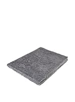 COINCASA Plaid 170 x 130 cm (Gris Oscuro)