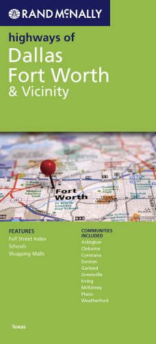 rand mcnally highways of dallas fort worth  vicinity tx