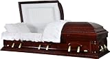 Best Price Caskets 8886 - Solid Mahogany Casket