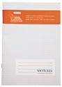 Whitelines Saddle Stitch A5 Squared Notebook: Supporting your ideas