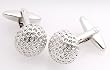 Silver Golf Ball Novelty Cufflinks
