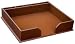 Rustic Brown Leather Conference Pad Holder