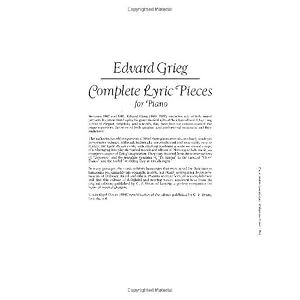 Complete Lyric Pieces for Piano (Dover Music for Piano)