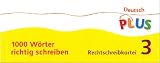 Produkt-Bild: Deutsch plus - Grundschule - 1000 W&ouml;rter richtig schreiben: 3. Schuljahr - Rechtschreibkartei (Einzelsatz): 1000 W&ouml;rter richtig schreiben. 1 Karteikartensatz