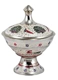 Tibetan Silver Offering Cup with a Lid