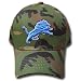 NFL DETROIT LIONS GREEN CAMOUFLAGE CAP HAT ADJ NEW LOGO