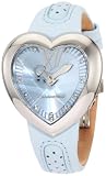 Chronotech Women's CT.7688M/04 Heart Shape Light Blue Leather Watch