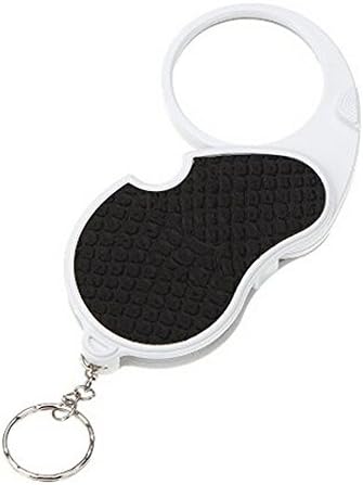 Hunter Optics 6901 5x 45mm Foldable LED Light Pocket Keychain Jewelers Loupe Magnifier