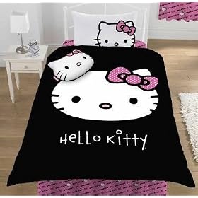 Hello Kitty Bows Twilight Single Duvet Quilt OFFICIAL