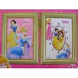 Disney Princess Picture Frame and Clock decoration set