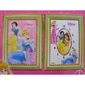 Disney Princess Picture Frame Clock Set