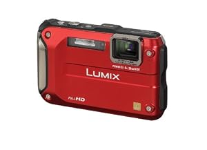 Panasonic Lumix Ft3 Waterproof And Shockproof Digital Camera - Red (12.1mp, 4.6x Optical Zoom With Gps)
