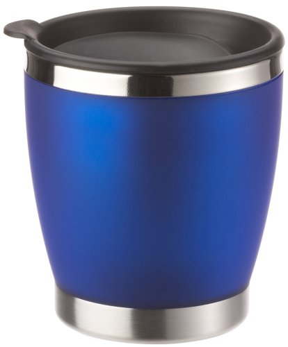Childrens Toyshop  Küche & Haushalt : EMSA 504842 CITY CUP Isolierbecher mit Trinkverschluss, Edelstahl/transluzent blau