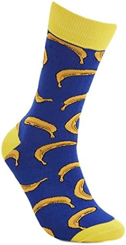 Men's Bananas Stretch Novelty Crew Socks
