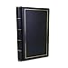 Wilson Jones Corporate Minute Book, Letter Size 8.5 x 11 Inches, 125 Pages/250 Sides, Black (W0395-11)