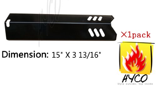 Hyco Porcelain Steel Heat Plate Replacement for Select Uniflame Gas Grill Models, hy91591(1-pack)