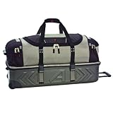Athalon Molded Wheeling CarryOn Detachable Duffel Bag