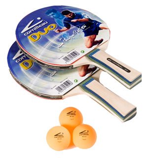 Cornilleau Duo Bats & Balls Gatien Set 2 Bats & 3 Balls (43205)