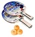 Toys : Cornilleau Duo Bats & Balls Gatien Set 2 Bats & 3 Balls (43205)