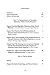 Essential Journey of Life and Death, Volume One: The Indestructible Nature of Body, Speech, and Mind (Volume 1)
