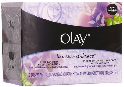  Olay Bath Bar-Luscious Embrace-2 ct, 4.25 oz bars (Quantity of 5) 