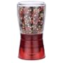 MIU France Glass and Plastic Spice Grinder with Ceramic Gear, Red