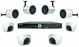 Samsung VKKF011NUS SDE-5002 16 Channel DVR 1 TB HDD 4 Box Camera and 4 Dome Camera