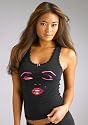 Betsey Johnson Intimates Stretch Cotton Wink Tank Top Daywear