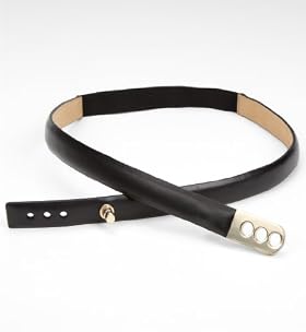 Leather Turn Lock Waist Belt