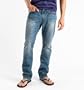Bullhead Mens Gravels Slim Festival Blue Jeans