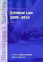 Blackstone's Statutes on Criminal Law 2009-2010 (Blackstone's Statute Series)